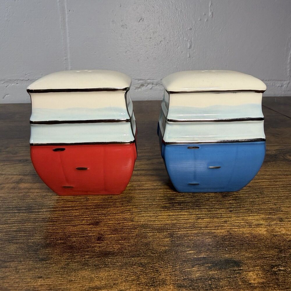 Disney Parks Skyway Gondola Salt and Pepper Shakers Set of 2 Rare WDW